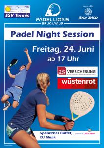 AS Padel Night Session powered by Wüstenrot