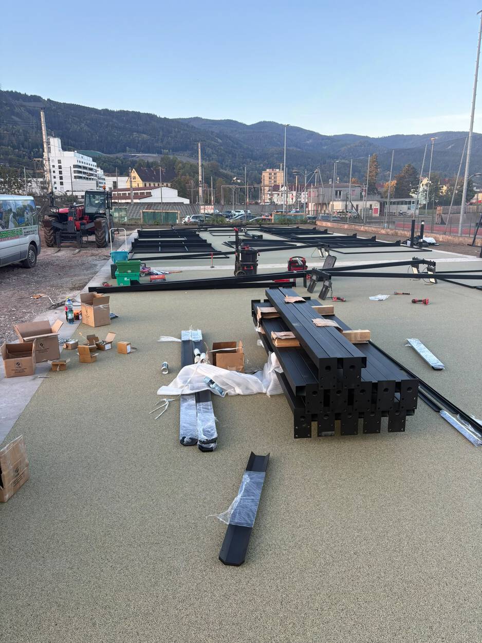 Unterboden in Leoben fertig